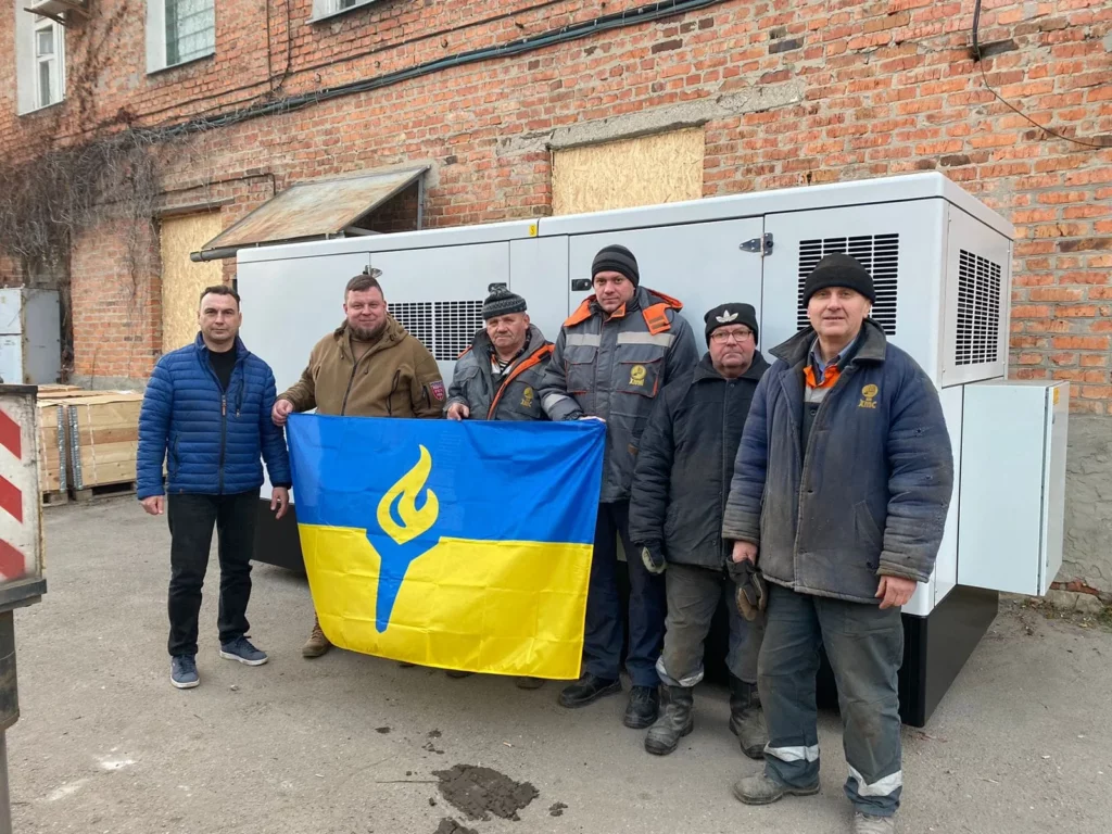 500 kW generatorius Charkivo elektros infrastruktūrai